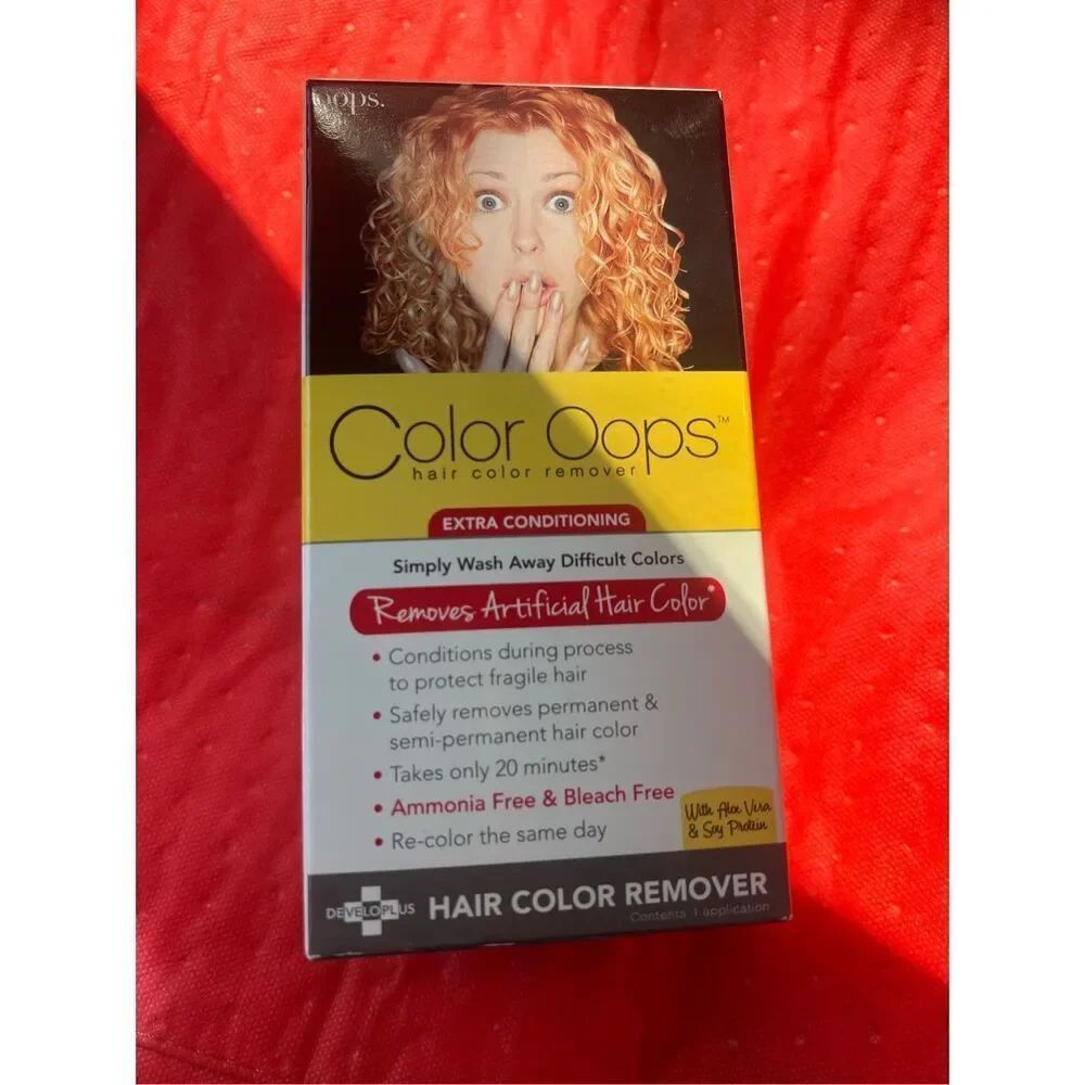 Color oops color remover for bleached hair or hair dye extra conditioning